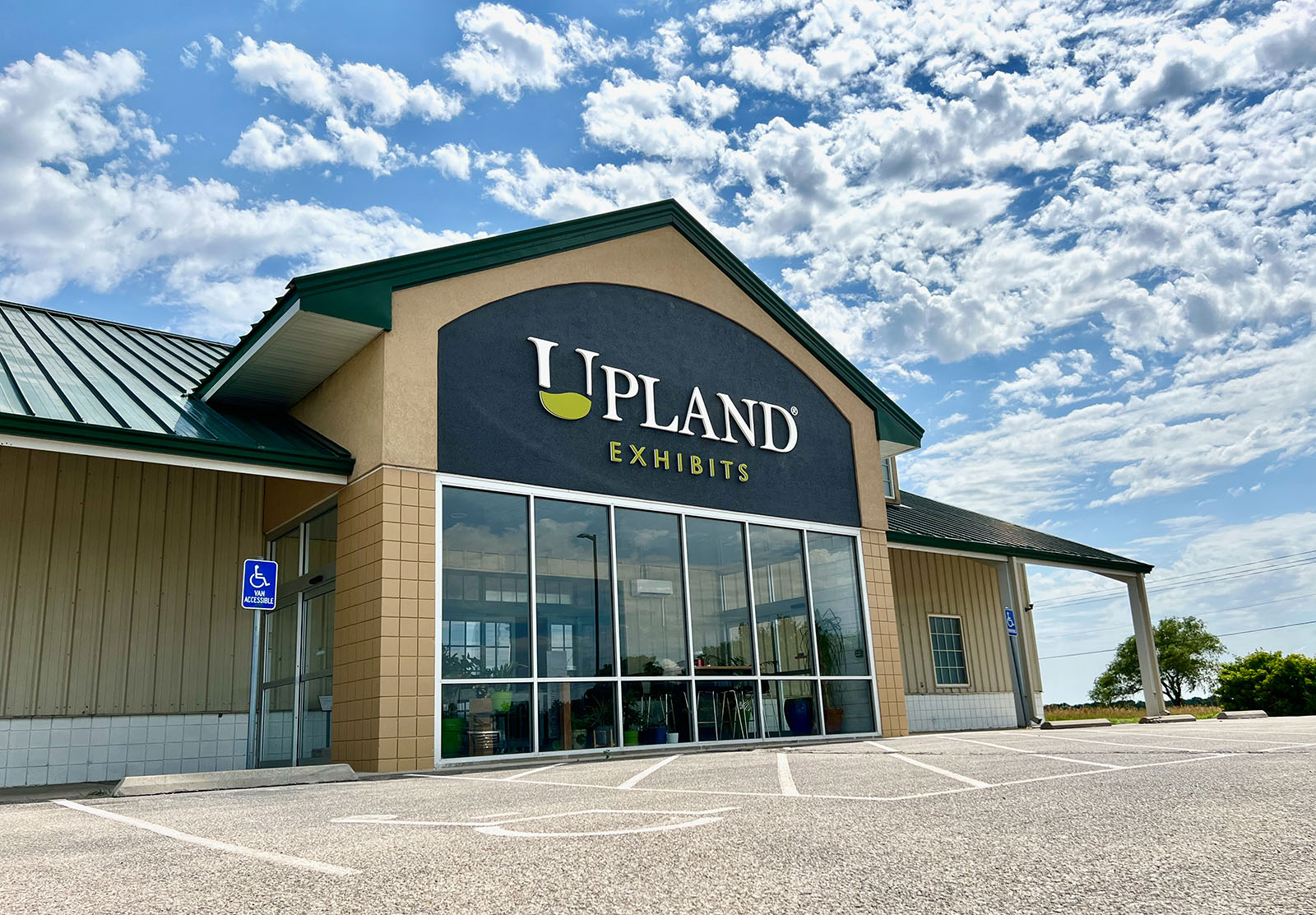 Upland Exhibits building