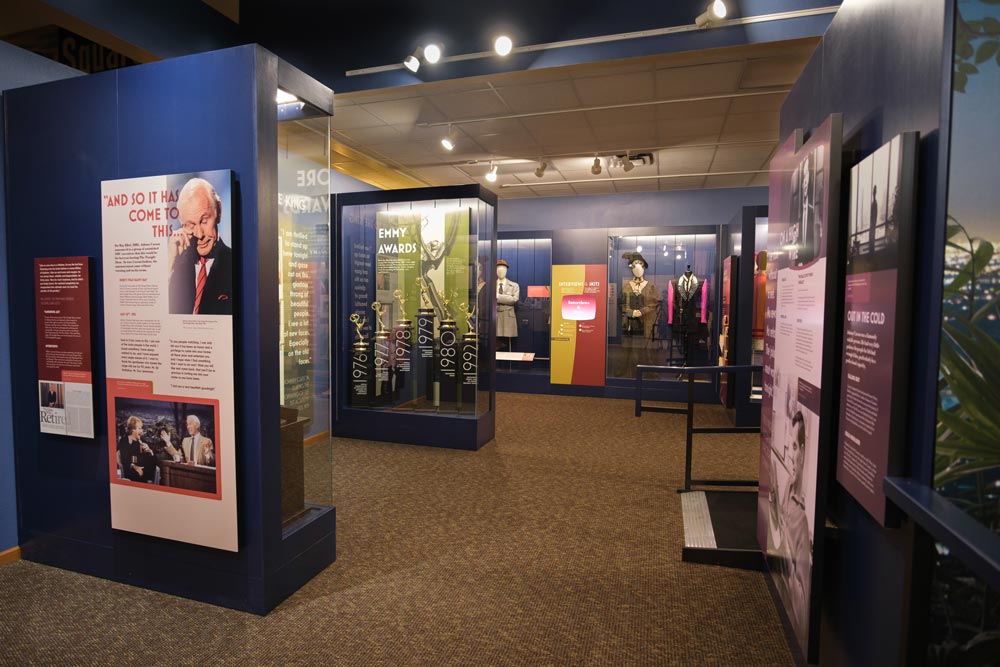 Upland Cuesta Showcases in use at Elkhorn Valley Museum in Nebraska.