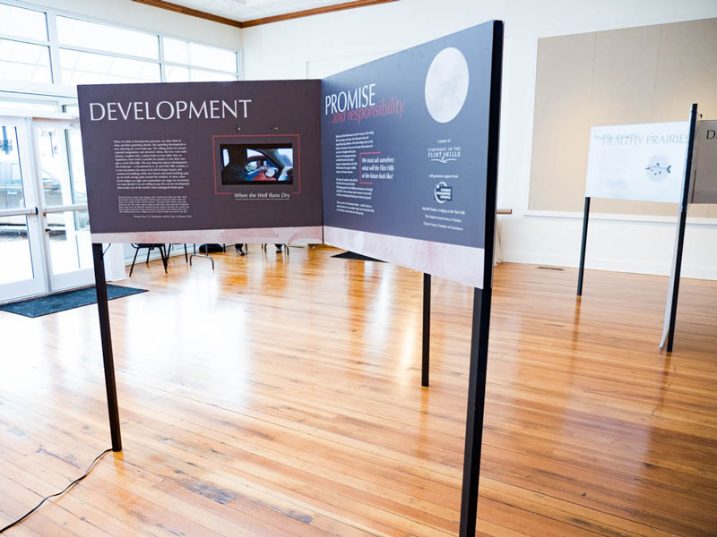 Upland® LEK® display used as an element in a 'WaterWays' companion exhibit