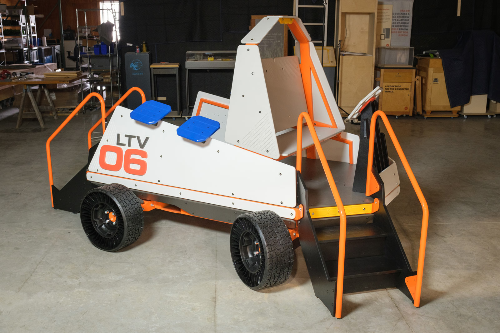 Lunar Rover for the Omaha Children's Museum traveling exhibit