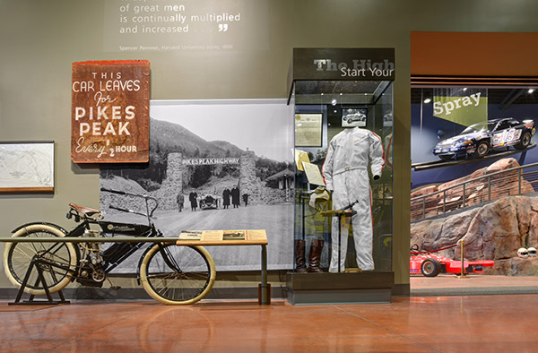 Pikes Peak Hill Climb Experience Museum artifacts