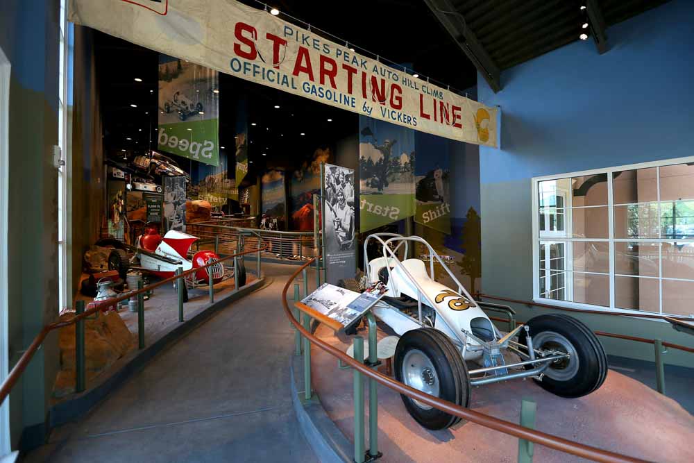 Pikes Peak Hill Climb Experience Museum starting line