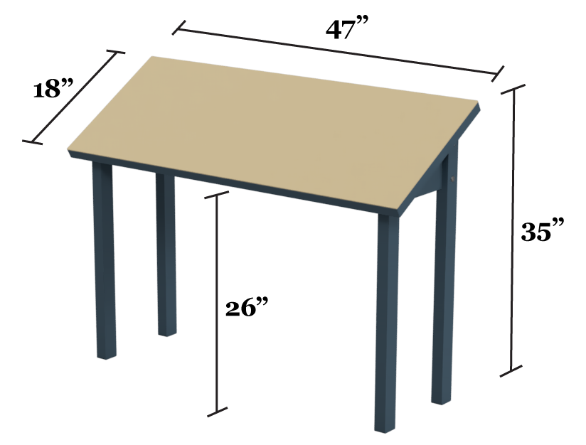 flat pack reader rail dimensions