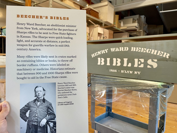 beecher's bibles crate