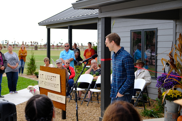 M.T. Liggett visitor center opening