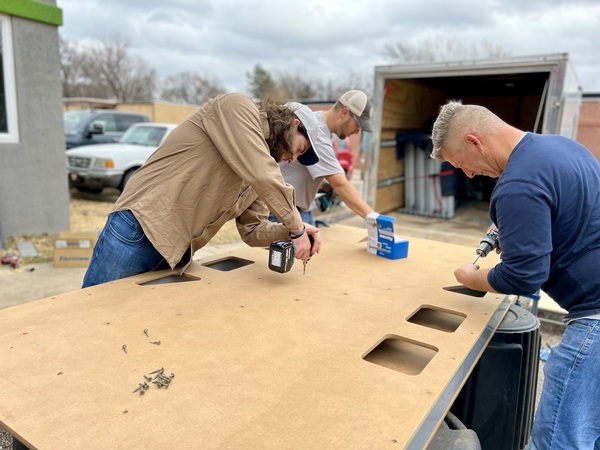 installing showcase backs