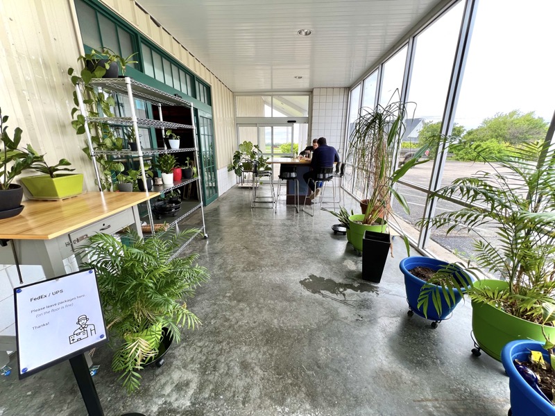 upland exhibits atrium lunch spot