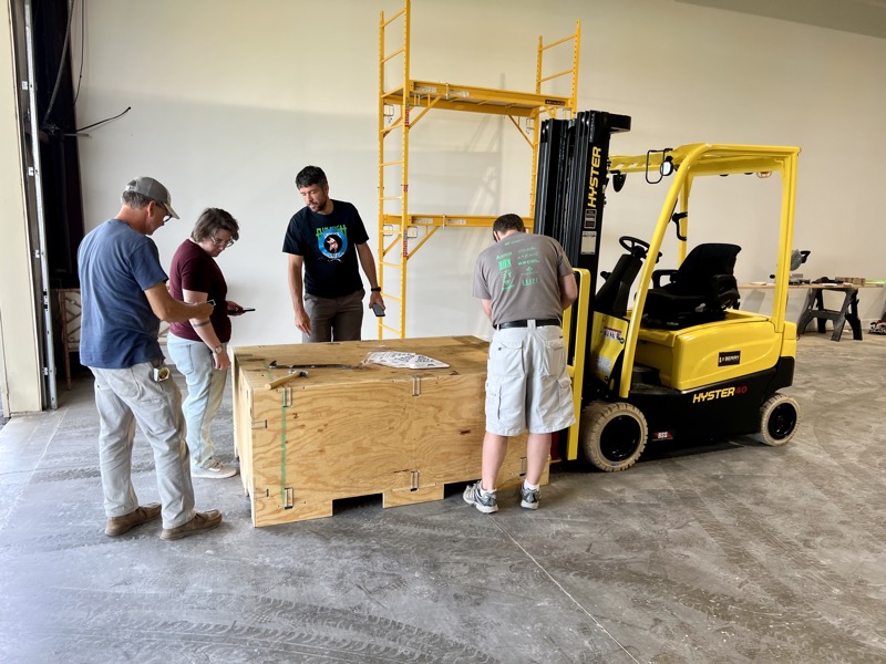 upland museum exhibit product crating system