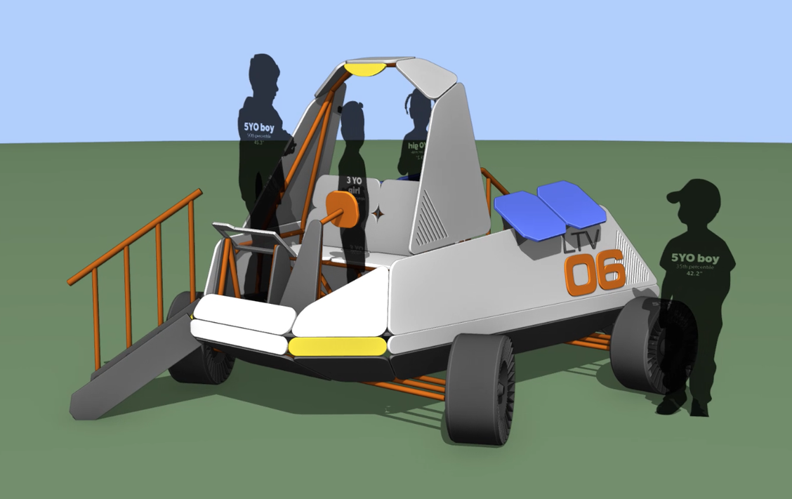 Upland Exhibits Mars Rover interactive 3d model