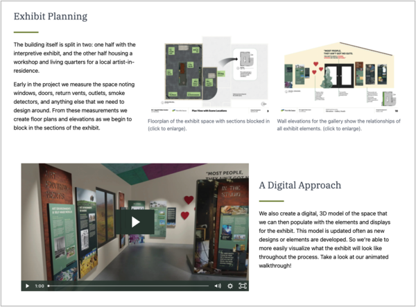 Liggett portfolio page snippet