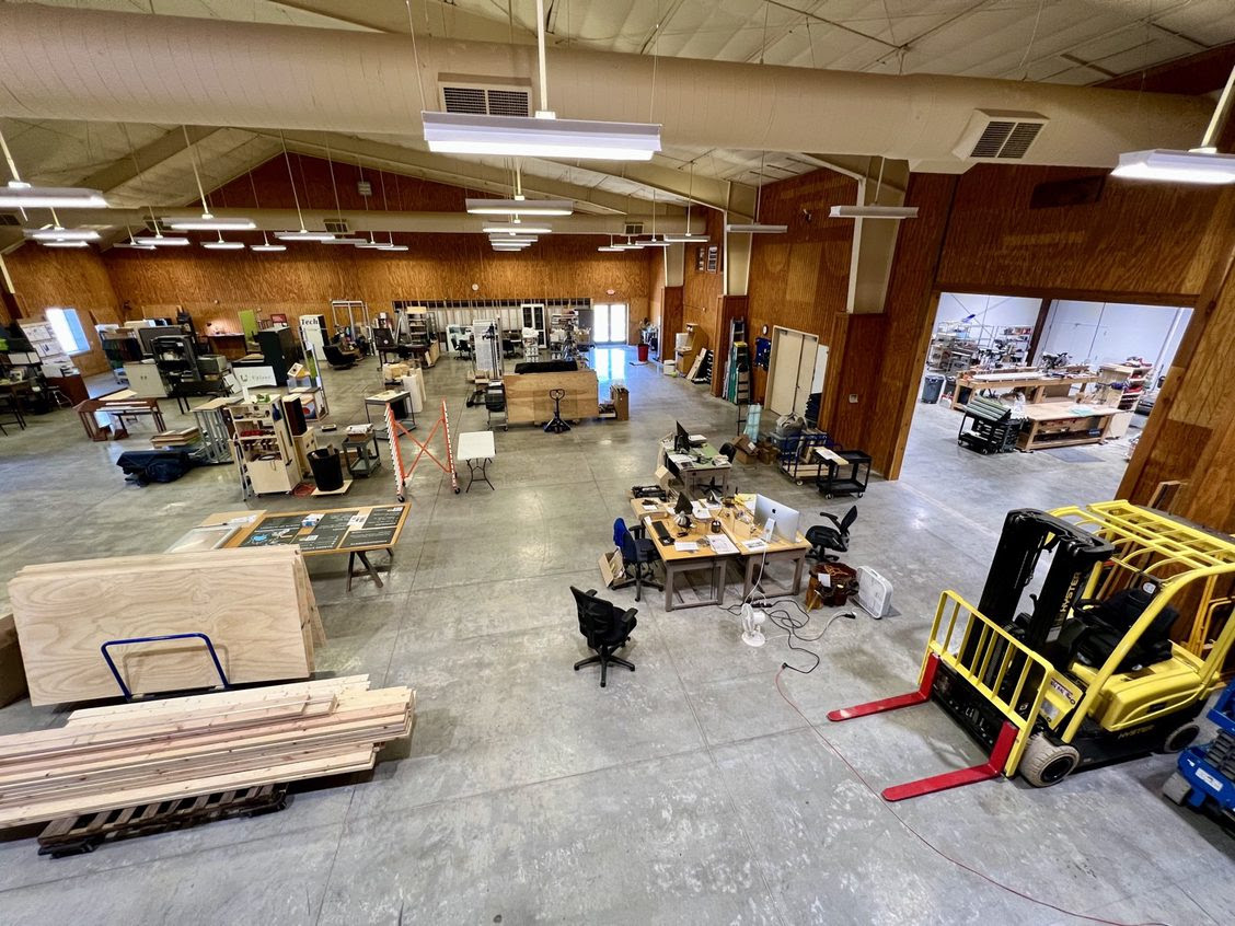 Upland Exhibits fabrication shop